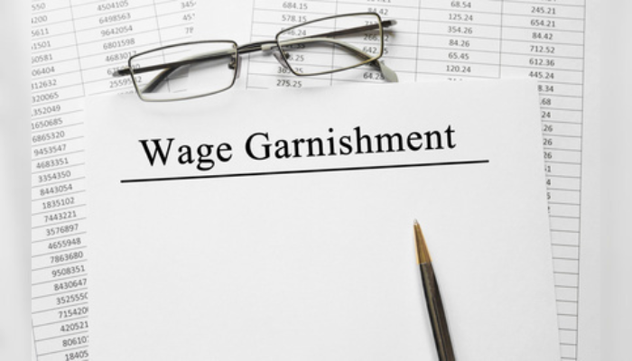 Wages Garnishment Rights Illustration