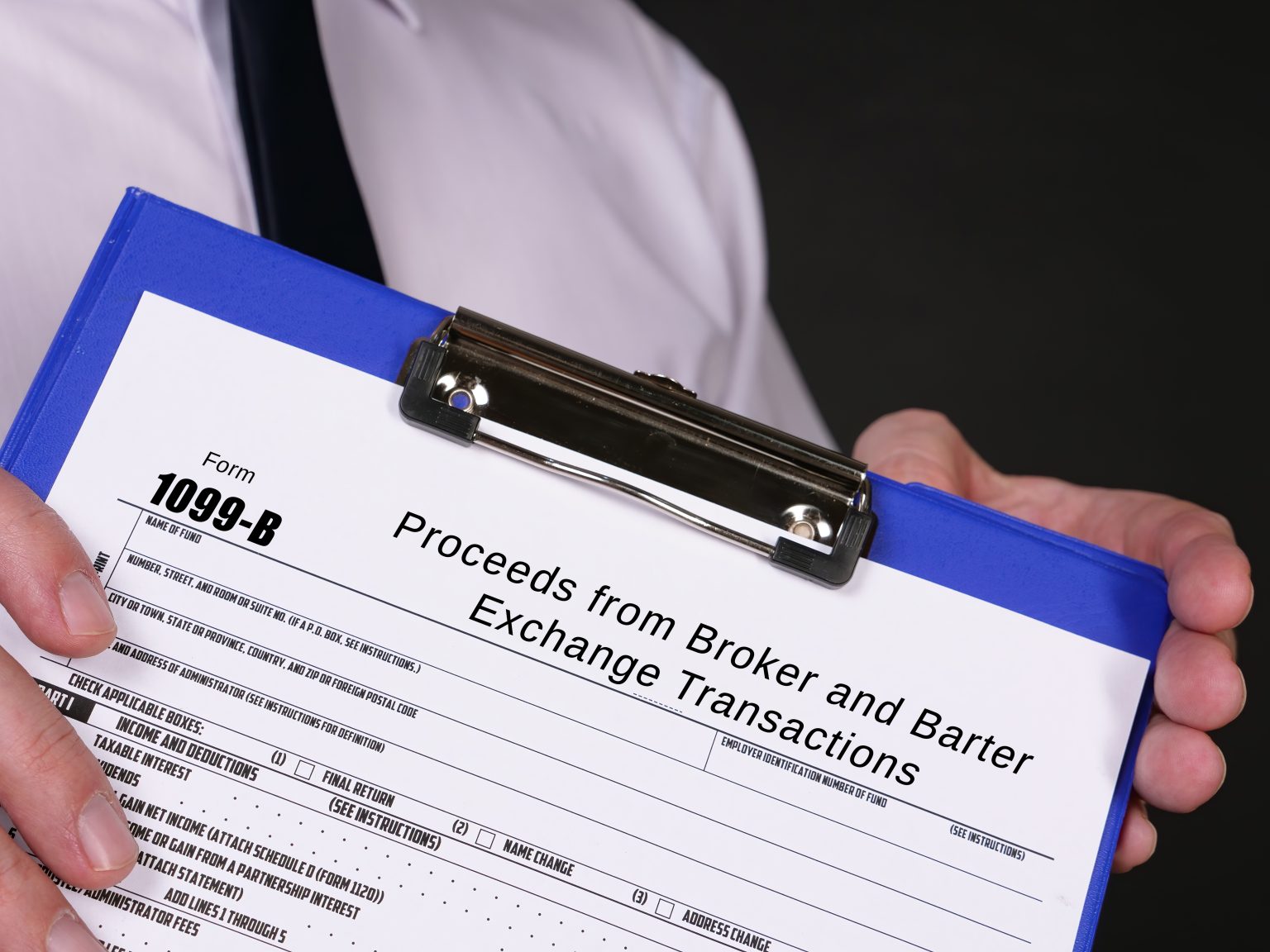 Form 8519 IRS Form 1099-B: What It Is, Who Receives It, and How to Report It ...